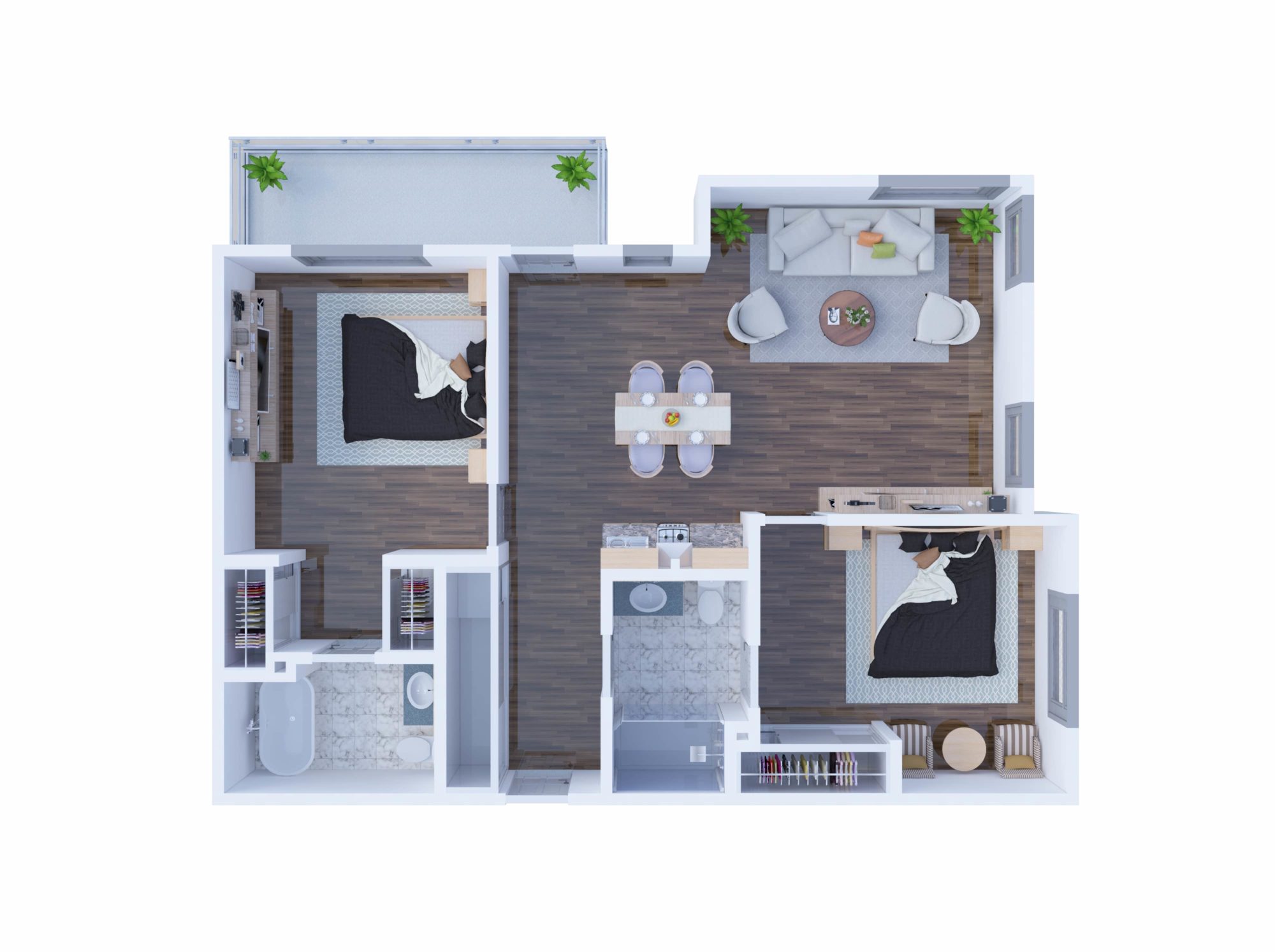 C4-Two Bedroom