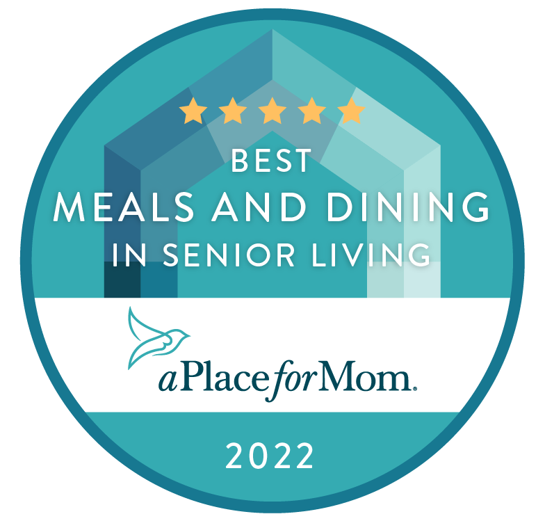 2022 A Place for Mom Best Meals and Dining Award