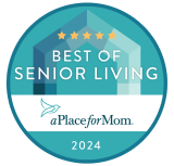 2024 A Place for Mom Best Meals and Dining Award